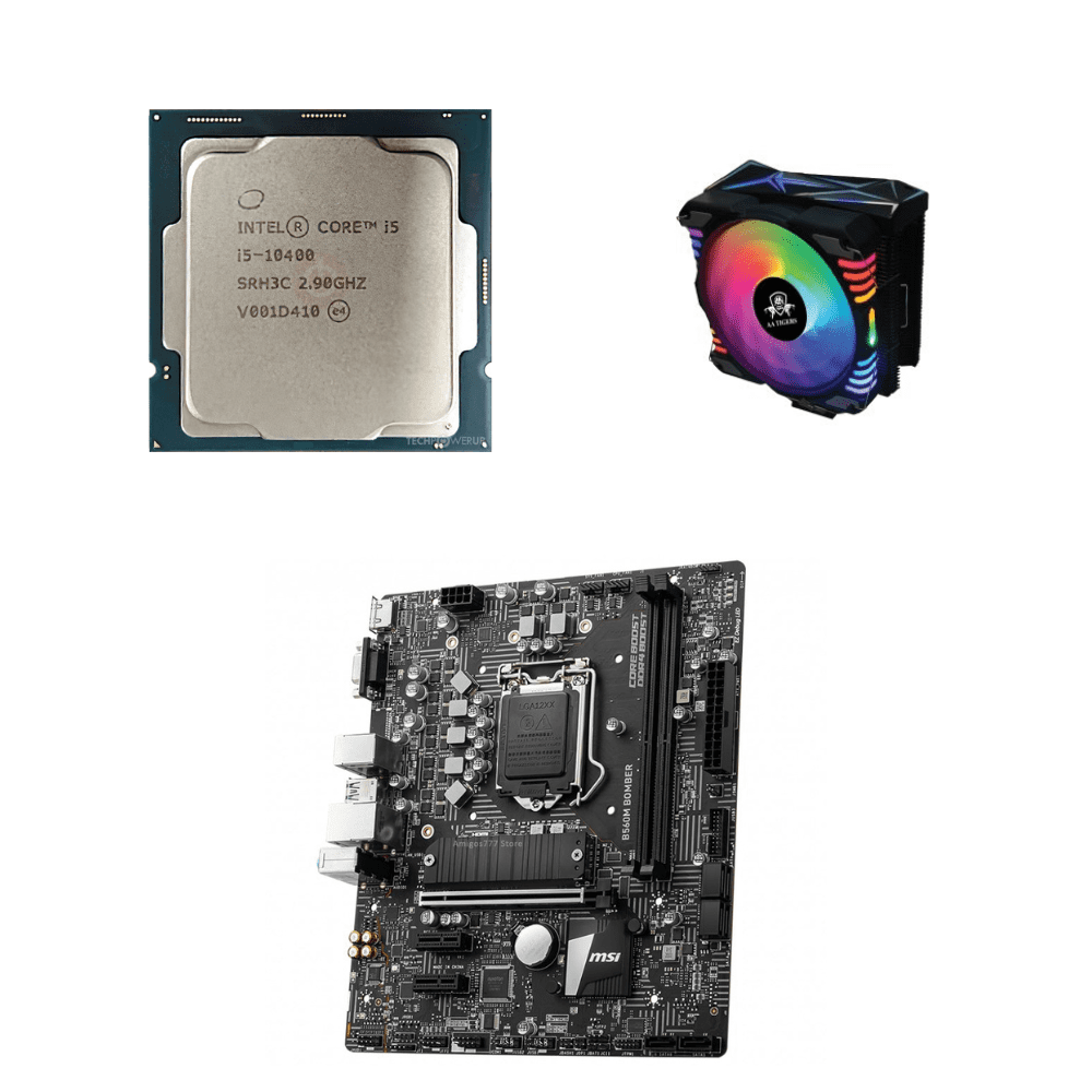 INTEL CORE I5 10400F PACKAGE WITH MSI B560M-A PRO MOTHERBOARD WITH