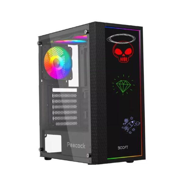 Peacock Gaming PC Casing Black Price In Pakistan