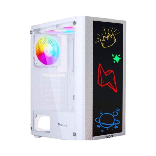 Peacock Gaming PC Casing White Price In Pakistan