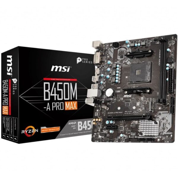 MSI B450M-A Pro Max AMD AM4 microATX Motherboard Price in Pakistan