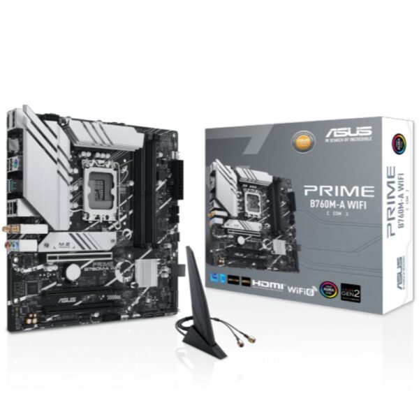 Asus Prime B760M-A Wifi-CSM DDR5 Intel 12/13th Gen microATX Motherboard Price In Pakistan