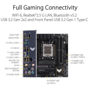 Asus Tuf Gaming B650M-Plus Wifi DDR5 AMD AM5 microATX Motherboard Price In Pakistan