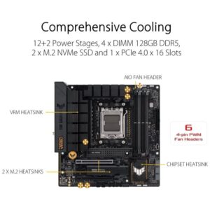 Asus Tuf Gaming B650M-Plus Wifi DDR5 AMD AM5 microATX Motherboard Price In Pakistan