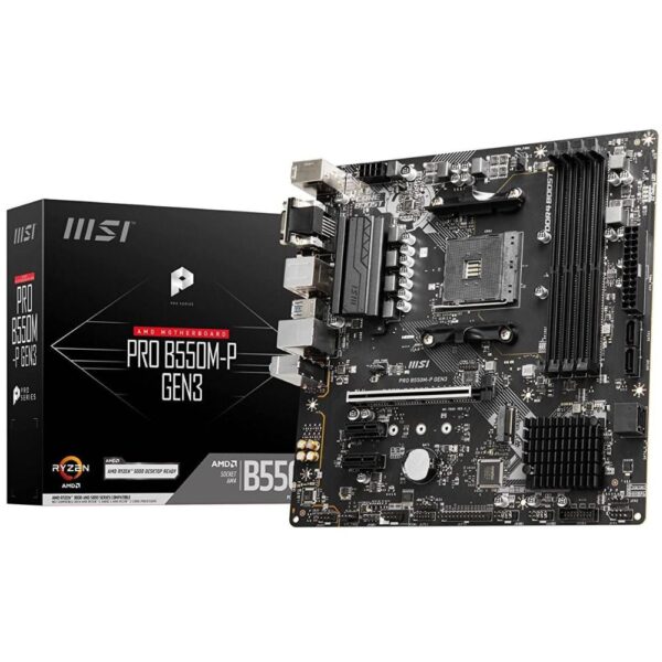 MSI Pro B550M-P Gen 3 AMD AM4 microATX Motherboard Price In Pakistan