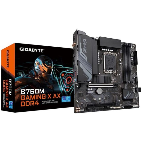 Gigabyte B760M Gaming X AX DDR4 Intel 12/13th Gen microATX Motherboard Price In Pakistan