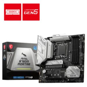 MSI MAG B760M Mortar DDR5 Intel 12/13/14th Gen microATX Motherboard Price In Pakistan