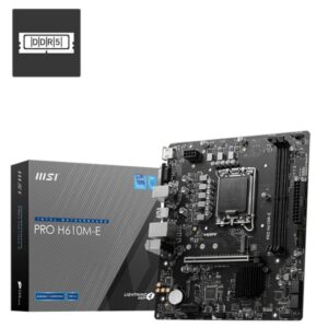 MSI Pro H610M-E DDR5 Intel 12/13th Gen microATX Motherboard Price in Pakistan