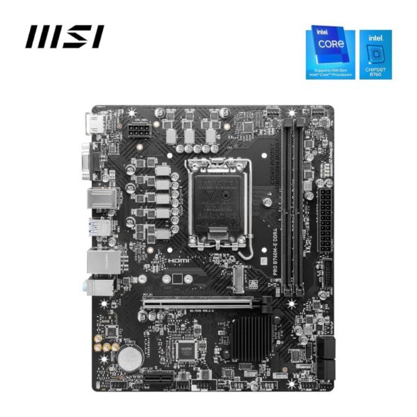 MSI Pro B760M-E DDR4 Intel 12/13th Gen microATX Motherboard Price In Pakistan