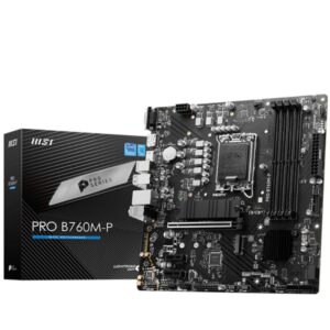 MSI Pro B760M-P DDR5 Intel 12/13th Gen microATX Motherboard Price In Pakistan