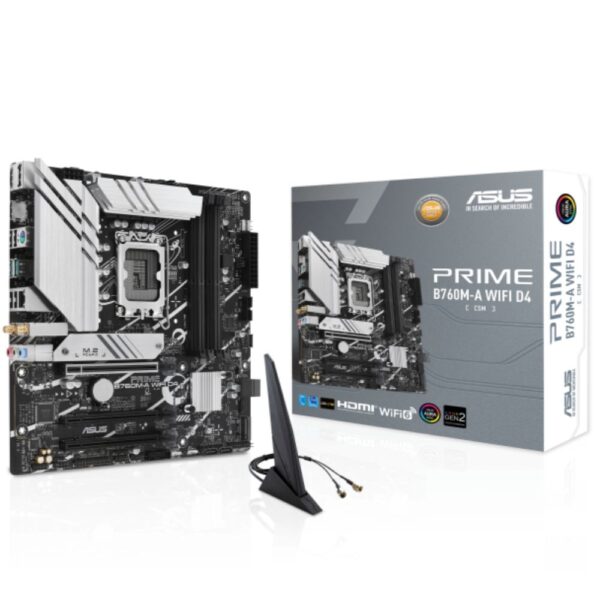 Asus Prime B760M-A Wifi D4-CSM Intel 12/13th Gen microATX Motherboard Price In Pakistan