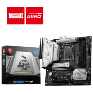 MSI MAG B760M Mortar Wifi DDR5 Intel 12/13/14th Gen microATX Motherboard Price In Pakistan