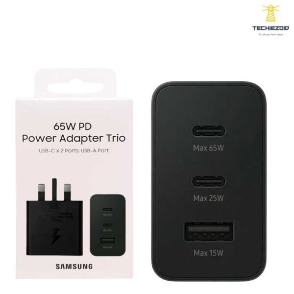 65W Samsung UK PIN PD Power Adapter Trio Price in Pakistan