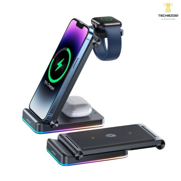 JOYROOM JR-WQN01 15W 3in1 Foldable Wireless Charging Station Price in Pakistan