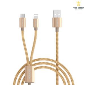 ROMOSS 2 In 1 Cable Lightning+Micro Price in Pakistan